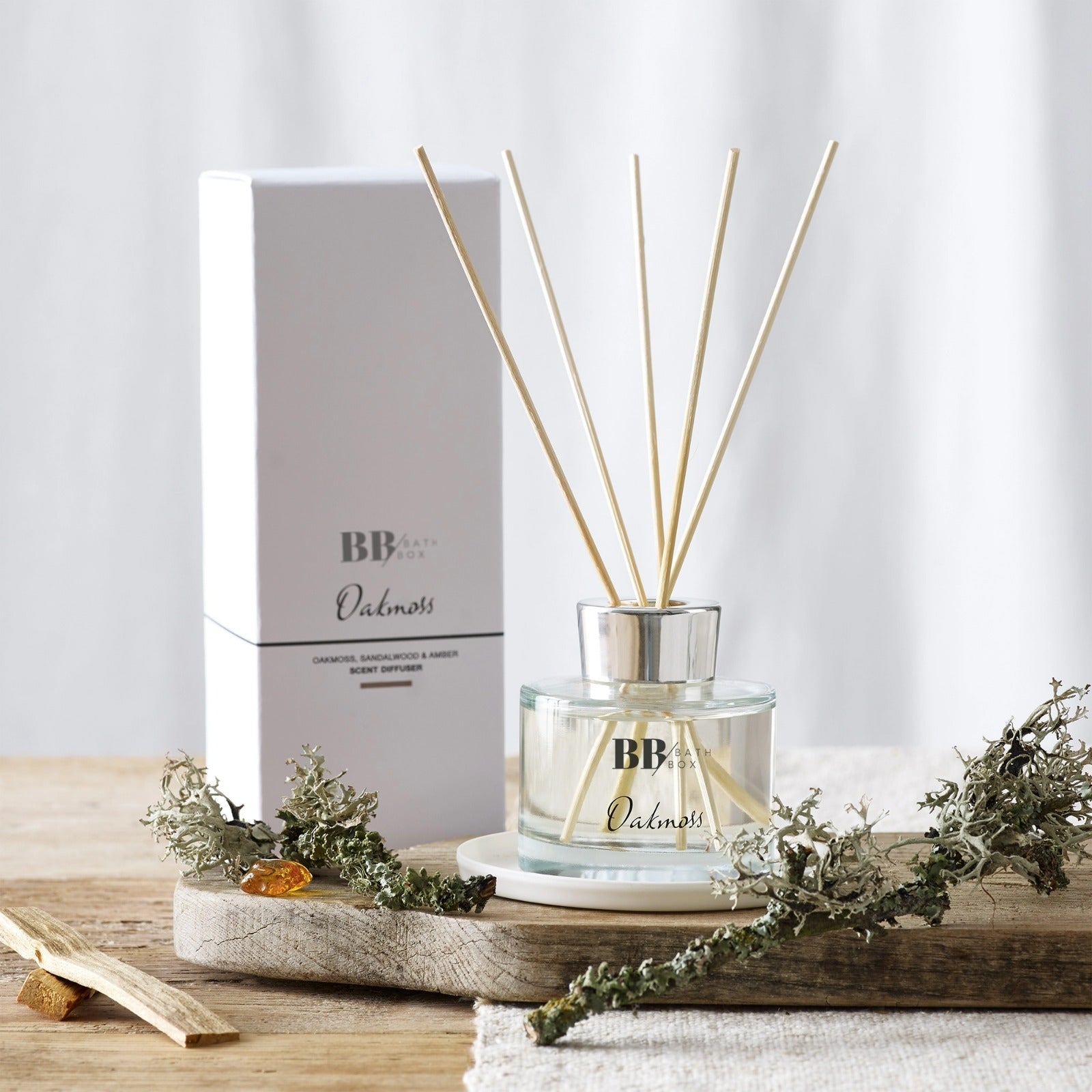 Oakmoss Çubuklu Oda Kokusu 120 ml – Doğal ve Ferahlatıcı Ortam Kokusu