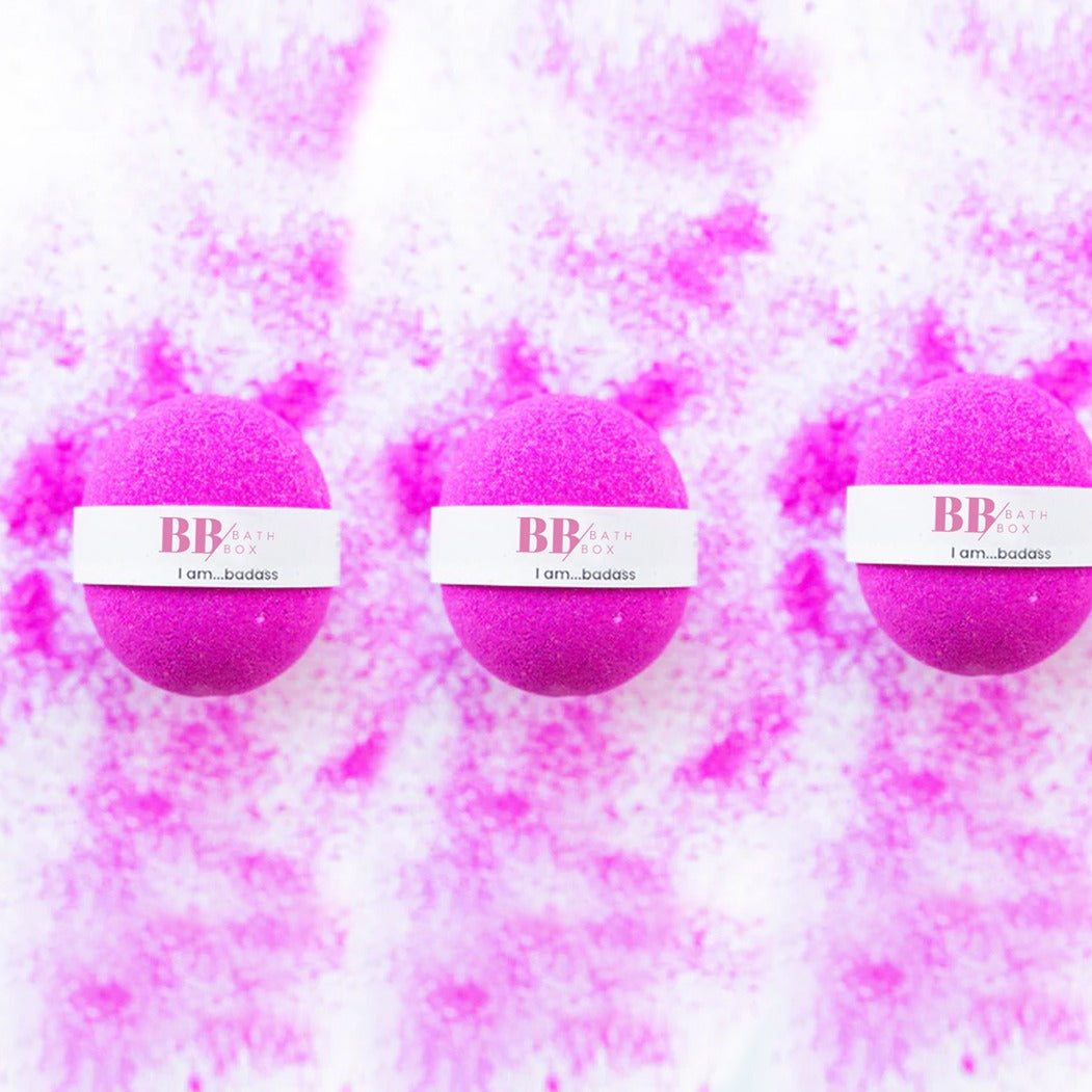 Şakayık Kokulu I Am Badass 3 Adet  Banyo Topu – Aromaterapi Etkisiyle Köpüren Banyo